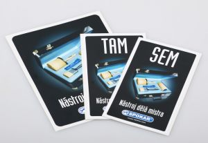 digitální velkoplošný tisk - PVC samolepky